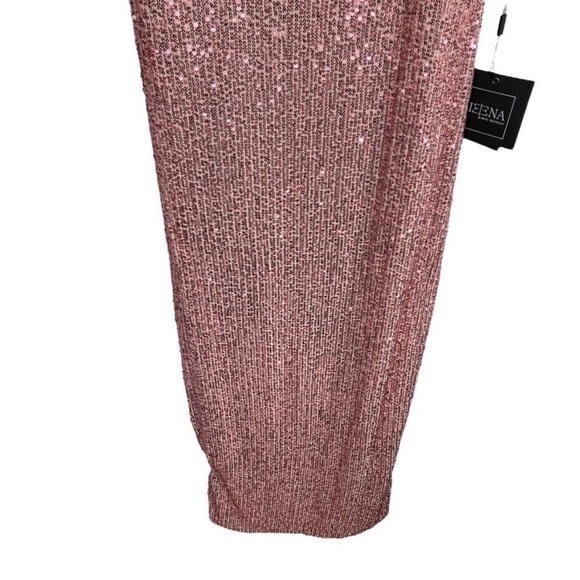 Tag attached Mac Duggal Pink Sequin Gown - Size 8 - Picture 2 of 10
